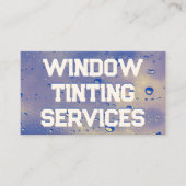 Venstertinten Visitekaartje (Voorkant)