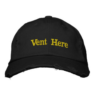 Vent Hier Grappige Heren Trucker Hoed Sarcasisch Geborduurde Pet