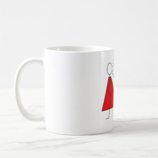 vent met de cape koffiemok (Links)