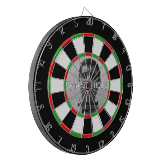 Vent over je ex therapeutisch grappig dartboard dartbord (Voorkant Links)
