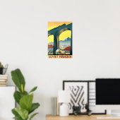 Ventage Art Deco Armenië Reizen Toerisme Poster (Thuiskantoor)