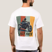Ventage Motorfiets T-Shirt Design (Achterkant)