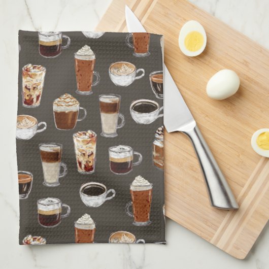 Venti Coffee Lover Kitchen Towel Theedoek (Quarter Fold)
