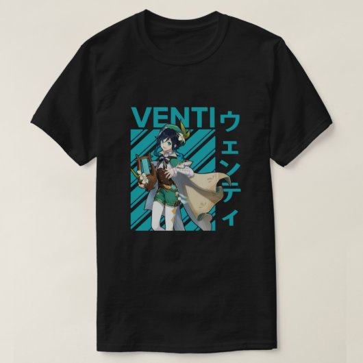 Venti Genshin Impact Classic T-shirt (Design voorkant)