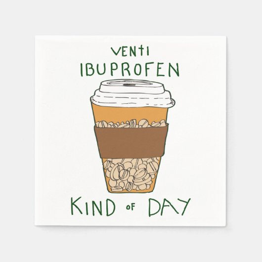 Venti Ibuprofen Kind of Day Servet (Voorkant)