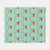 Venti Ibuprofen Soort Dag Fleece Deken (Voorkant (Horizontaal))