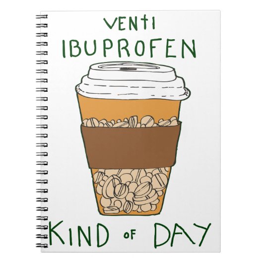 Venti Ibuprofen Soort Dag Notitieboek (Voorkant)