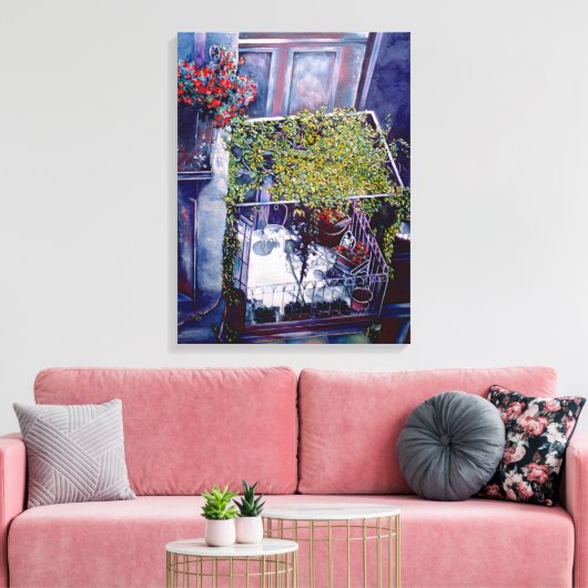 Ventiaannamiddag Canvas Afdruk (Insitu (Woonkamer))