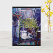 Ventian Afternoon wenskaart Kaart (Gele Bloem)