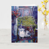 Ventian Afternoon Wenskaart Kaart (Gele Bloem)