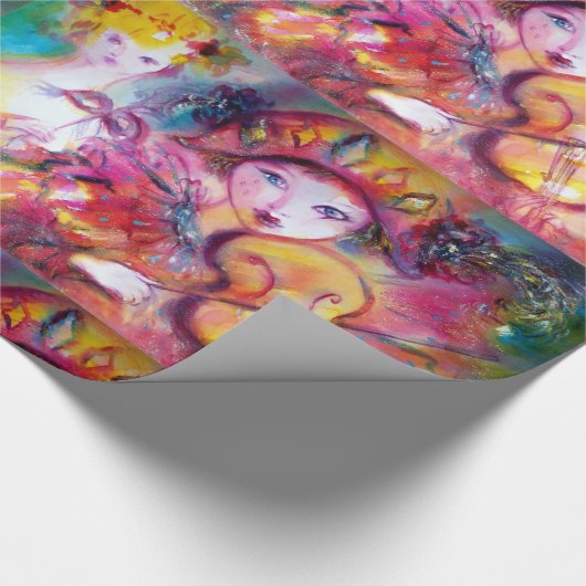 VENTIETISCHE MASQUERADE FEITEN/HARLEQUINE EN KOLUM CADEAUPAPIER (Hoek)