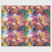 VENTIETISCHE MASQUERADE FEITEN/HARLEQUINE EN KOLUM CADEAUPAPIER (Vlak)