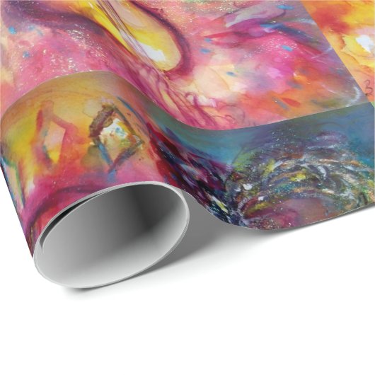 VENTIETISCHE MASQUERADE FEITEN/HARLEQUINE EN KOLUM CADEAUPAPIER (Rol Hoek)