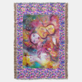 VENTIETISCHE MASQUERADE FEITEN/HARLEQUINE EN KOLUM DEKEN (Voorkant Verticaal)