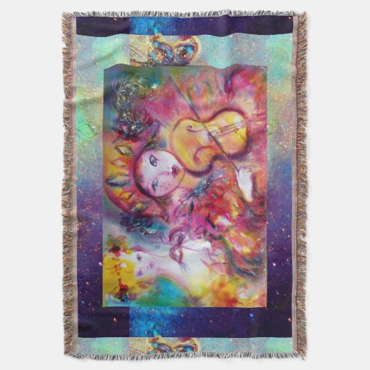 VENTIETISCHE MASQUERADE FEITEN/HARLEQUINE EN KOLUM DEKEN (Voorkant Verticaal)