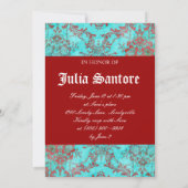  ventilator 16-partijfotokaart rood blauw kaart (Achterkant)