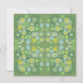 Ventilator Abstracte Waterverf van salty Feestdagenkaart (Voorkant)