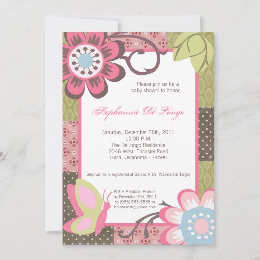 Ventilator Baby shower Kaart (Voorkant)