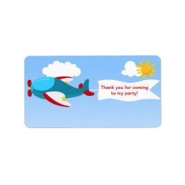 Ventilator Banner Boy Favor Tag Etiket