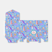 Ventilator Beach Blue Favor Box Bedankdoosjes (Uitgevouwen)