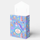 Ventilator Beach Blue Favor Box Bedankdoosjes (Geopend)