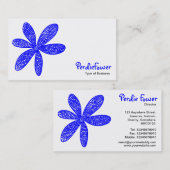  ventilator - blauw visitekaartje (Voorkant / Achterkant)