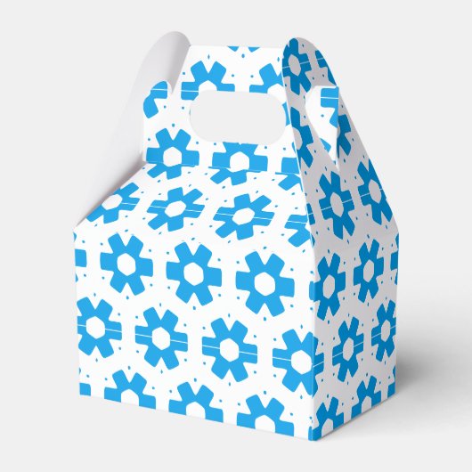 Ventilator - Blauwe Flores Bedankdoosjes (Achterkant)