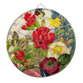  ventilator Bouquet met Butterflies Dartbord (Voorkant)
