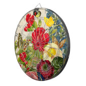 ventilator Bouquet met Butterflies Dartbord (Voorkant Rechts)