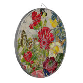 ventilator Bouquet met Butterflies Dartbord (Voorkant Links)