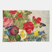  ventilator Bouquet met Butterflies Handhanddoek Theedoek (Horizontaal)