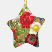  ventilator Bouquet met Butterflies Keramisch Ornament (Links)