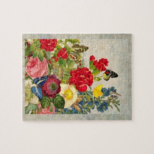  ventilator Bouquet met Butterflies Legpuzzel (Horizontaal)
