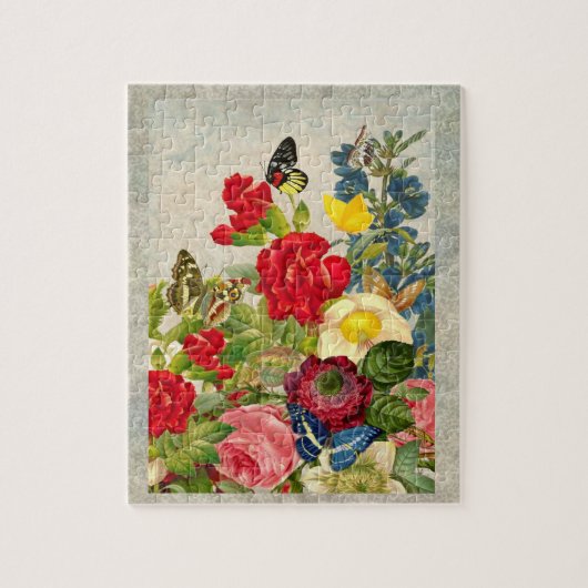  ventilator Bouquet met Butterflies Legpuzzel (Verticaal)