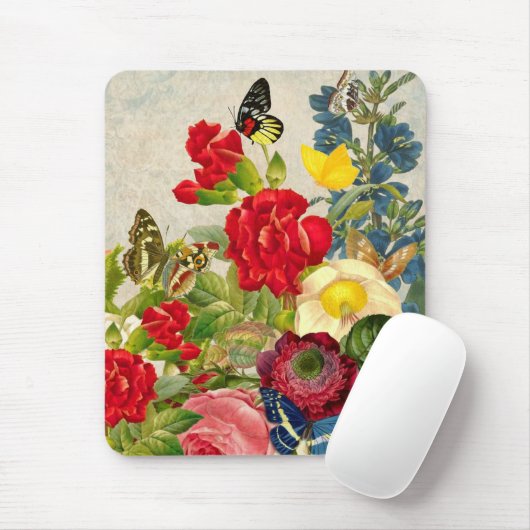  ventilator Bouquet met Butterflies Muismat (Met muis)