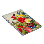 ventilator Bouquet met Butterflies Notitieboek (Rechterzijde)