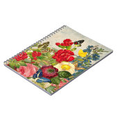  ventilator Bouquet met Butterflies Notitieboek (Linkerzijde)