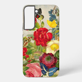  ventilator Bouquet met Butterflies Samsung Galaxy Hoesje