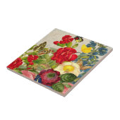  ventilator Bouquet met Butterflies Tegeltje (Zijkant)