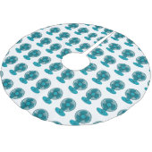 Ventilator cartoon illustratie kerstboom rok (Gekanteld)