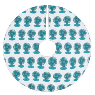 Ventilator cartoon illustratie kerstboom rok