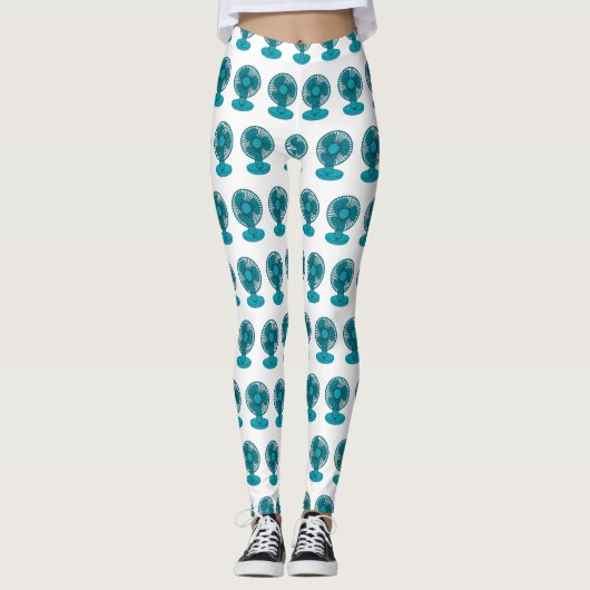 Ventilator cartoon illustratie leggings (Voorkant)