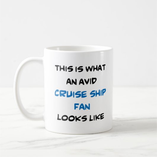 ventilator cruiseschip, avid koffiemok (Links)
