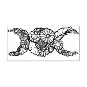 Ventilator driedubbele moonsymbool zonder blokje rubberstempel (Afrduk)