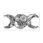 Ventilator driedubbele moonsymbool zonder rubberst  zelfinktende stempel (Design)