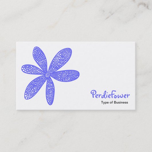  ventilator - Electric Blue 6666FF Visitekaartje (Voorkant)