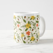 ventilator- en vlinderpatroon grote koffiekop (Voorkant rechts)