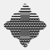 Ventilator en zwarte en witte tas bedankdoosjes (Uitgevouwen)