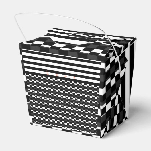 Ventilator en zwarte en witte tas bedankdoosjes (Achterkant)