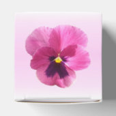 Ventilator/Gift Box - Donkerroze Roze Pansy Bedankdoosjes (Bovenkant)